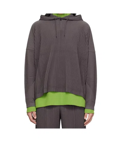 Issey Miyake Purple Monthly Color December Hoodie In 83-slate Violet