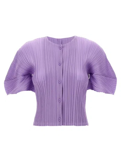 Issey Miyake Purple Monthly Colors April Cardigan