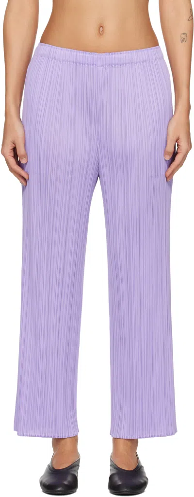 Issey Miyake Purple Monthly Colors April Trousers