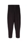 Issey Miyake Pantalone In Poliestere Melanzana  Uomo In Purple