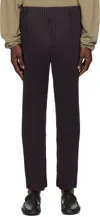 Issey Miyake Purple Ronan Bouroullec Edition Rb_color Palette 2 Trousers In 84-plum Violet