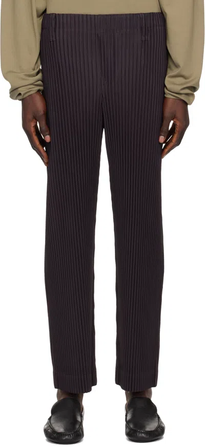 Issey Miyake Purple Ronan Bouroullec Edition Rb_color Palette 2 Trousers In 84-plum Violet