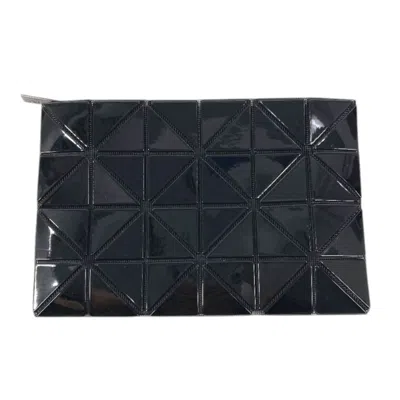 Pre-owned Issey Miyake Pvc Clutch Bag Handbag () In Black
