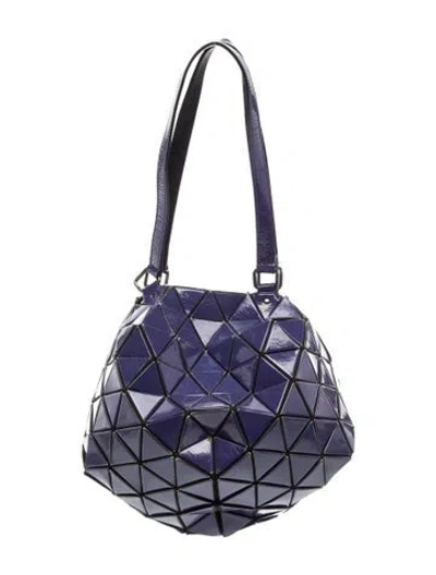 Pre-owned Issey Miyake Pvc Top Handle Bag In Blue