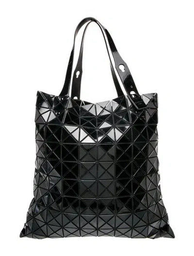 Pre-owned Issey Miyake Pvc Tote In Black