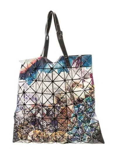 Pre-owned Issey Miyake Pvc Tote In Blue