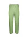 Issey Miyake Quartz Green Tailored Pleats 1 Trousers In Green