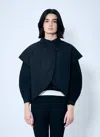 Issey Miyake Quilted Vest In Black