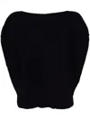Issey Miyake Raised-plissé Top In Blue