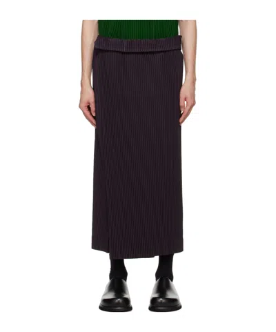 Issey Miyake Purple Rb Color Palette 1 Trousers In 84-plum Violet