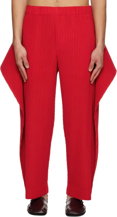 Issey Miyake Cover And Fold Casual Pants In Multi