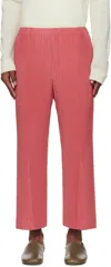 Issey Miyake Red Monthly Color April Trousers