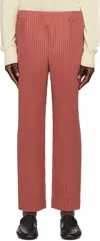 Issey Miyake Red Ronan Bouroullec Edition Rb_color Palette 2 Trousers In 26