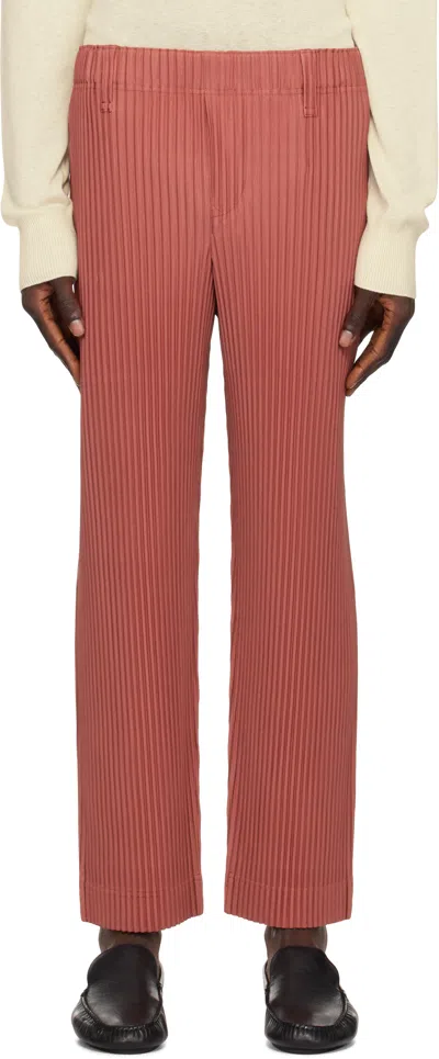 Issey Miyake Red Ronan Bouroullec Edition Rb_color Palette 2 Trousers In 26