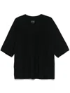 Issey Miyake Release T-shirt Basics Black In Black