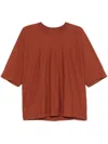 Issey Miyake Brown Release-t 1 T-shirt In Brown