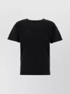 Issey Miyake Ribbed Crew Neck Short Sleeve T-shirt In Black