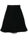 Issey Miyake Midirock Aus Geripptem Strick In Schwarz