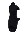 Issey Miyake 'knit (as It Is)' Dress In Black