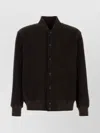 Issey Miyake Ribbed Texture Bomber Jacket In Multi