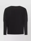 Issey Miyake Ribbed Texture Crew Neck Long Sleeves