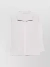 Issey Miyake Ribbed Texture Longline Zippered Shirt