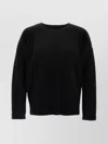 Issey Miyake Ribbed Texture Crew Neck Long Sleeves