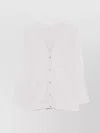 Issey Miyake Ribbed Texture V-neck Cardigan Pockets