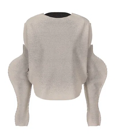 Issey Miyake Round-neck Blouse In Nude | ModeSens