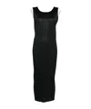 Issey Miyake Round-neck Sleeveless Dress In Black