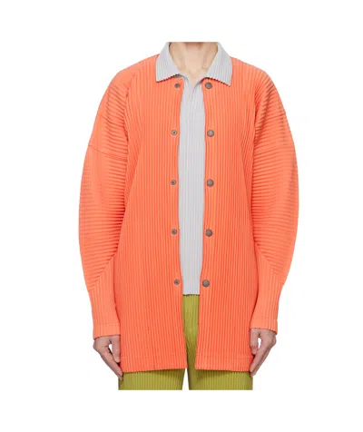 Issey Miyake Round-neck Shirt In Pink