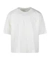 Issey Miyake Round Neck T-shirt In White