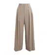 Issey Miyake Round Trousers In Neutral