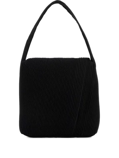 ISSEY MIYAKE ROUNDED SQUARE SHOULDER BAG
