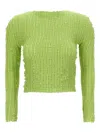 Issey Miyake Jellyfish Pleats Sweaters And Cardigans Green