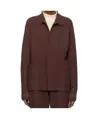 Issey Miyake Rustic Knit Cardigan In Red