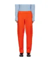 Issey Miyake Orange Rustic Sweatpants In Red