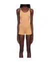 Issey Miyake Scoop-neck Sleeveless Bodysuit In Nude