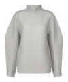 Issey Miyake Seamless Sweater In Gray