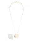 Issey Miyake Set-of-two Brooches In Gold