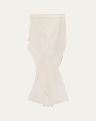 Issey Miyake Shade And Shaded Midi Skirt In Neutral