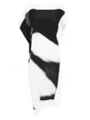 Issey Miyake Shadow Study Pleats Abstract Shift Dress