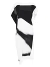 Issey Miyake Shadow Study Pleats Abstract Shift Dress