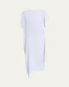 Issey Miyake Shadow Study Pleats Solid Dress