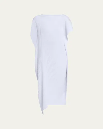 Issey Miyake Shadow Study Pleats Solid Dress