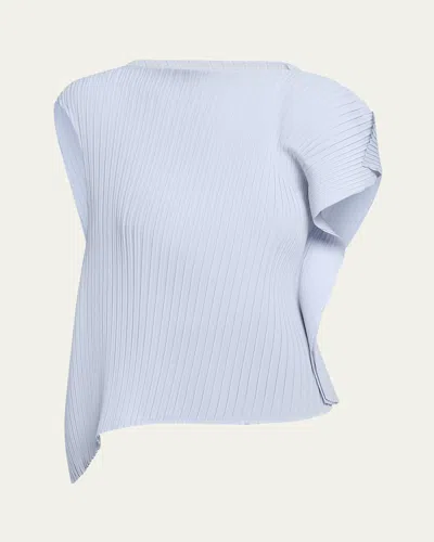 Issey Miyake Shadow Study Pleats Solid Top