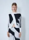 Issey Miyake Women Shadow Study Top In Multi