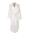 Shop Issey Miyake Shaped Membrane Linen Trenh Coat In White
