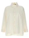 Issey Miyake Cotton Button-shoulder Oversized Shirt