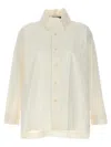Issey Miyake Cotton Button-shoulder Oversized Shirt